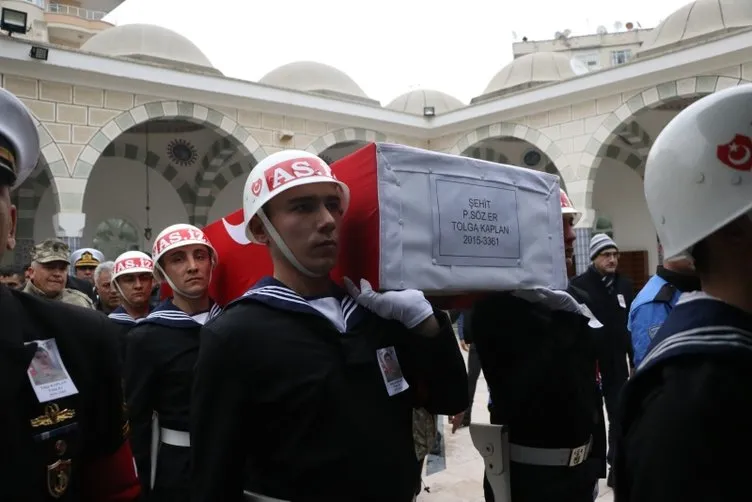 Tel Abyad şehidi teğmen Sinan Bilir, Tokat'ta son yolculuğa uğurlandı