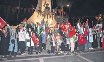 Türk halkı Gazze için ayakta