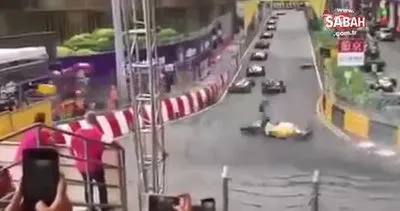 17 yaşındaki sürücü Floersch, Macau’da F3 yarışlarında korkunç bir kaza yaptı