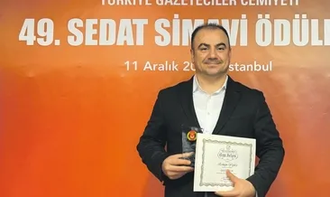 TGC’den SABAH’a haber ödülü