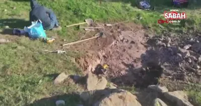 Eskişehir’de izinsiz kazı yapan 5 şüpheliye suçüstü | Video