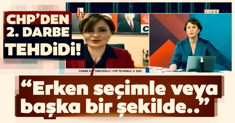 Son dakika: CHP'den ikinci darbe tehdidi: Erken seçimle veya başka bir şekilde...