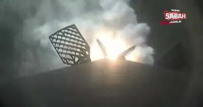 Space X’in roketi Falcon 9’un suya düşme anı böyle görüntülendi