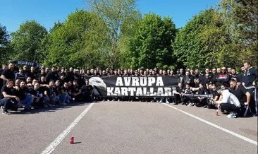 Lyon’da Beşiktaş coşkusu