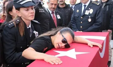 Kaza şehidi polis için tören #usak