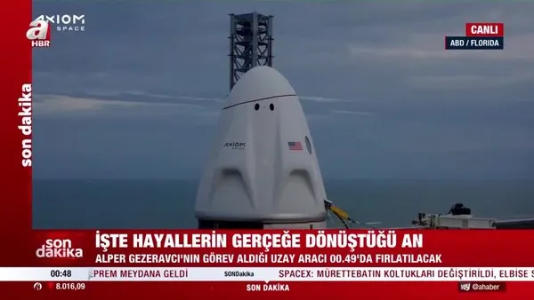 Son Dakika: Türkiye'nin uzay yolculuğu başladı: Kapsül uzaya fırlatıldı