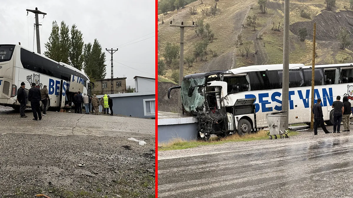 Şırnak’ta can pazarı! Yol otobüsü TIR’la çarpışıp yol kenarındaki eve daldı: 1 ölü 14 yaralı!