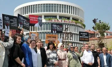 Tanju Özcan’ın kadın meclis üyesine yönelik ahlaksız sözleri protesto edildi