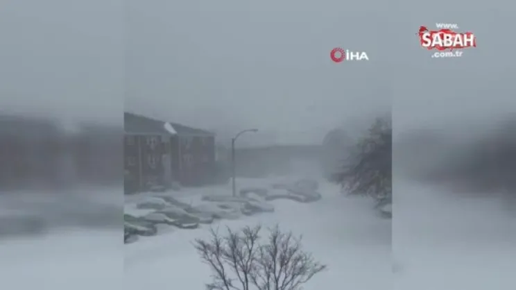 ABD'yi kar fırtınası vurdu | Video