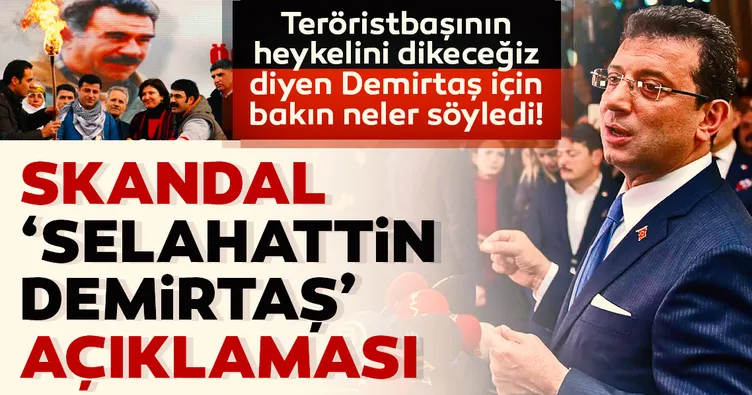 Ekrem İmamoğlu'ndan son dakika skandal Selahattin Demirtaş açıklaması