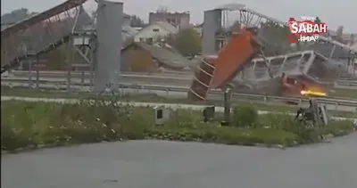 Rusya’da dikkatsiz kamyon sürücüsü, damperi açık unutunca canından oldu | Video
