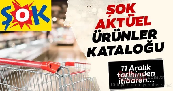 ŞOK aktüel ürünler kataloğu 11 Aralık 2019 tarihinden itibaren büyük indirim!