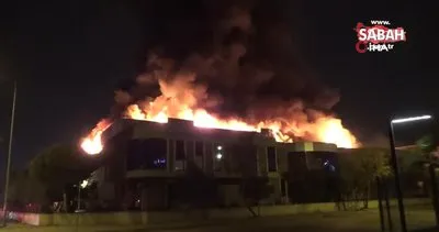Son dakika: İzmir Çiğli Atatürk Organize Sanayi bölgesinde korkutan yangın