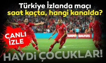 Türkiye İzlanda maçı hangi kanalda? EURO 2020 Türkiye İzlanda Milli maçı ne zaman, saat kaçta? Canlı İzle