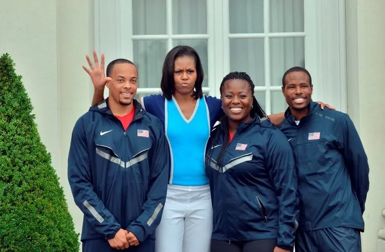 Olimpiyat takımının lideri Michelle Obama!