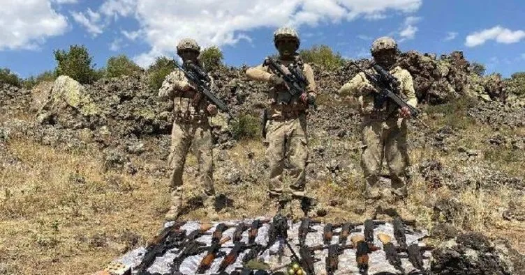 İçişleri: Tendürek’te PKK’ya ait cephane ele geçirildi