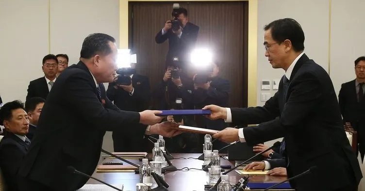 Kuzey ve Güney Kore askeri görüşmeler için olimpiyatları bekleyecek!