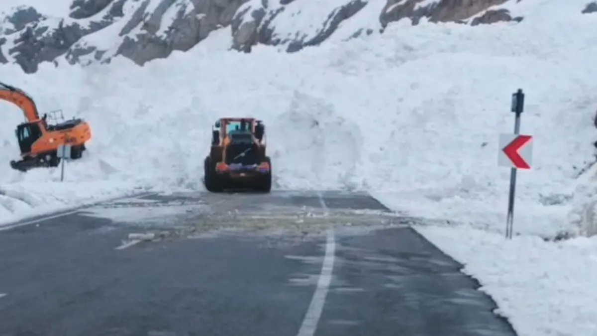 Van-Hakkâri yoluna çığ düştü