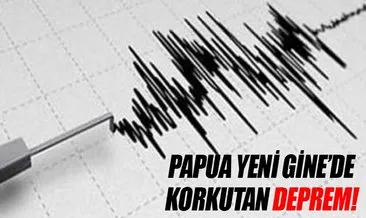 Papua Yeni Gine’de 6,3 büyüklüğünde deprem!