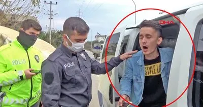 Antalya’da kısıtlamada drift yaparken yakalandı, polise Ben PKK’lıyım lan diye meydan okudu  | Video