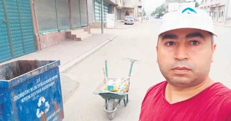 DEM’li belediye gazeteciyi çöpçü yaptı