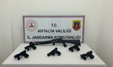 Antalya’da ruhsatsız silah operasyonu
