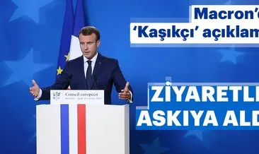 Son dakika: Macron’dan ’Kaşıkçı’ açıklaması
