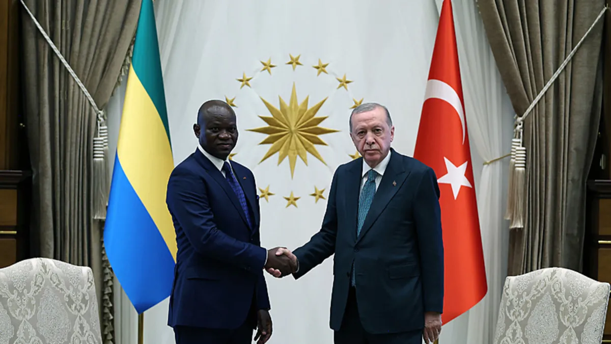 Başkan Erdoğan ve Gabon Cumhurbaşkanı Nguema’dan ortak basın toplantısında önemli mesajlar