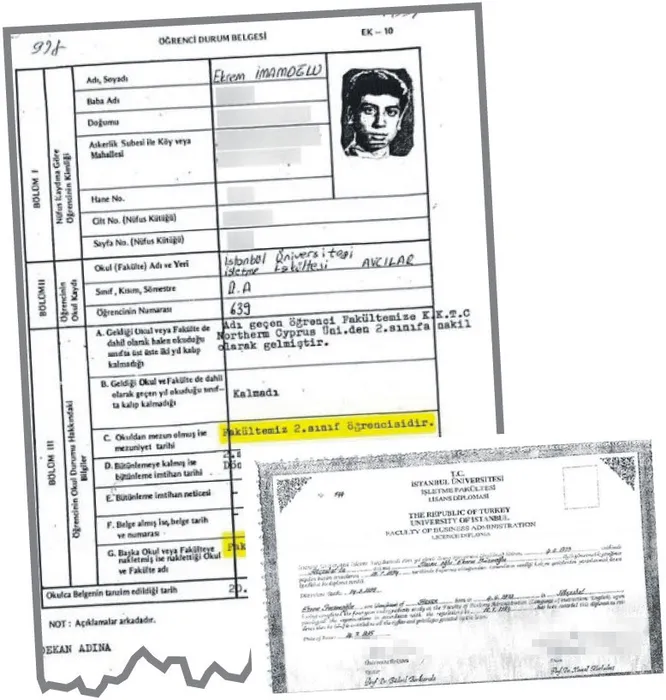 SABAH gerekçeli karara ulaştı! İmamoğlu’nun diplomasında ağır hukuk ihlali: Sistematik usulsüzlükler...