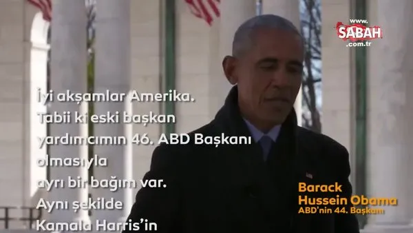 Eski ABD Başkanları; Bush, Clinton ve Obama'dan flaş Joe Biden - Kamala Harris açıklaması | Video