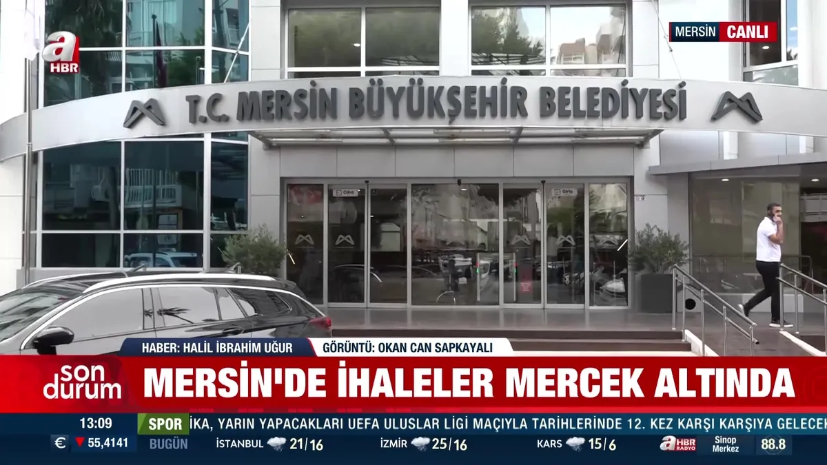 Mersin Büyükşehir Belediyesi’ne yolsuzluk operasyonu! 59 gözaltı | Video