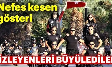 Türk polisinden nefes kesen gösteri