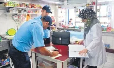 Kantinde hijyen denetimi sürüyor