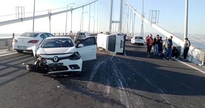 Osmangazi Köprüsü’nde akıl almaz kaza: 9 yaralı var!
