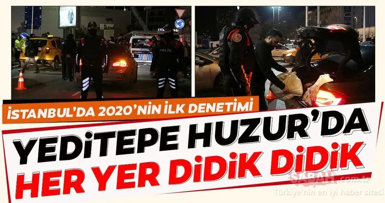 İstanbul’da 2020’nin ilk denetimi yapıldı
