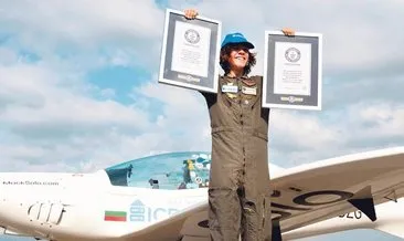 Genç pilottan iki dünya rekoru