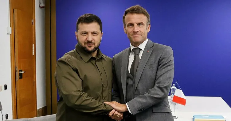Macron ve Zelenskiy’den ’Ukrayna Tahılı’ görüşmesi