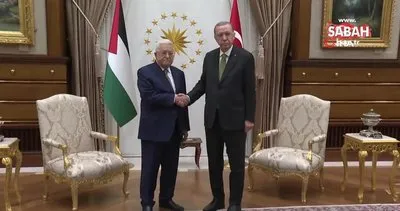 SON DAKİKA | Filistin Devlet Başkanı Ankara’da! Başkan Erdoğan, Mahmud Abbas’ı kabul etti