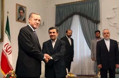 Başbakan Erdoğan-Ahmedinejad görüşmesinden kareler