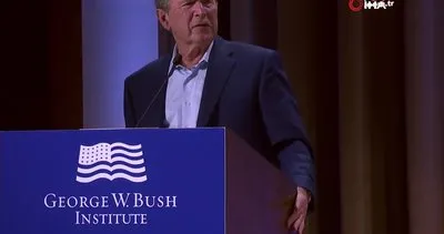 Eski ABD Başkanı Bush’tan ’Irak’ gafı | Video