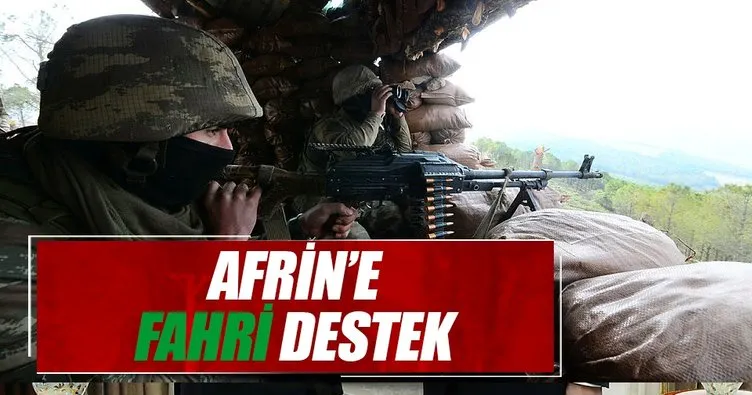 Afrin’e Fahri destek