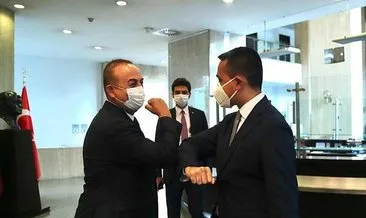 Bakan Çavuşoğlu, İtalya Dışişleri Bakanı Maio ile bir araya geldi