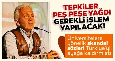 Son dakika | Ebubekir Sofuoğlu’nun üniversitelere yönelik skandal sözlerine tepki yağdı: Gerekli işlem yapılacak...