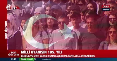 Gençlik ve Spor Bakanı Osman Aşkın Bak gençlerle Anıtkabir’de | Video