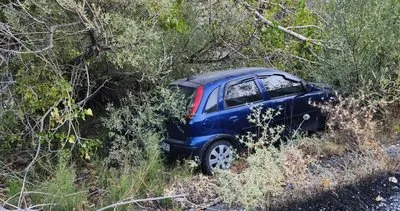 Virajı alamayan otomobil kaza yaptı: 2 hafif yaralı #tunceli