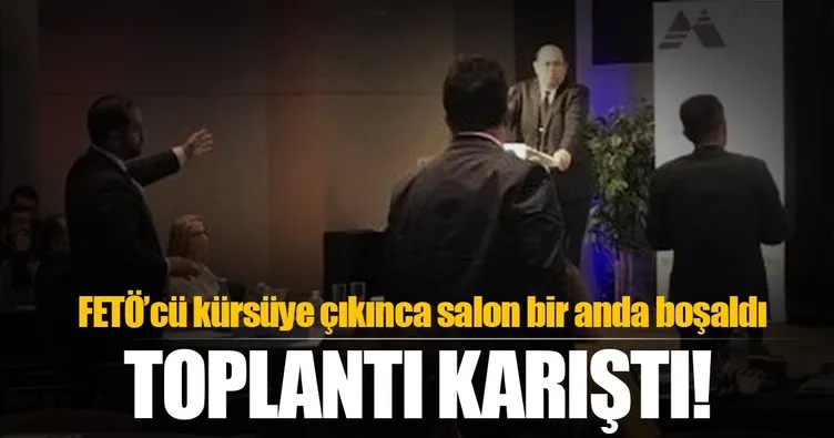 FETÖ üyesi boş salona konuştu