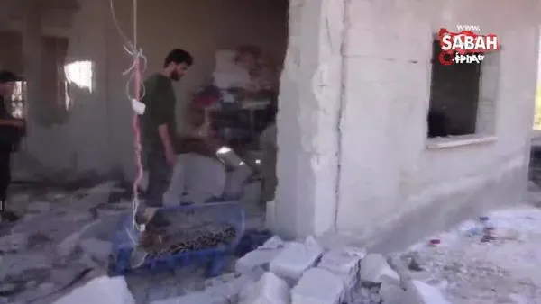Esad rejimi İdlib kırsalını vurdu: 4 çocuk hayatını kaybetti | Video