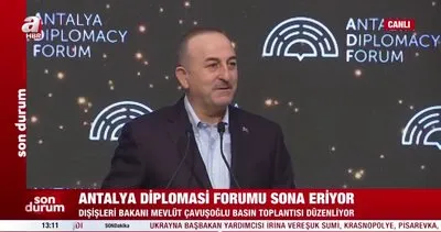 Antalya Diplomasi Forumu sona eriyor. Bakan Çavuşoğlu: Ülkemize duyulan güven açık | Video