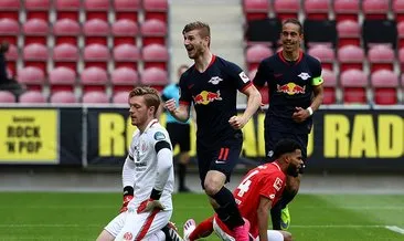 Werner hat-trick yaptı Lezipzig farklı kazandı! Mainz 0-5 Leipzig MAÇ SONUCU