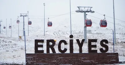 Erciyes’te kar 45 santimetre oldu